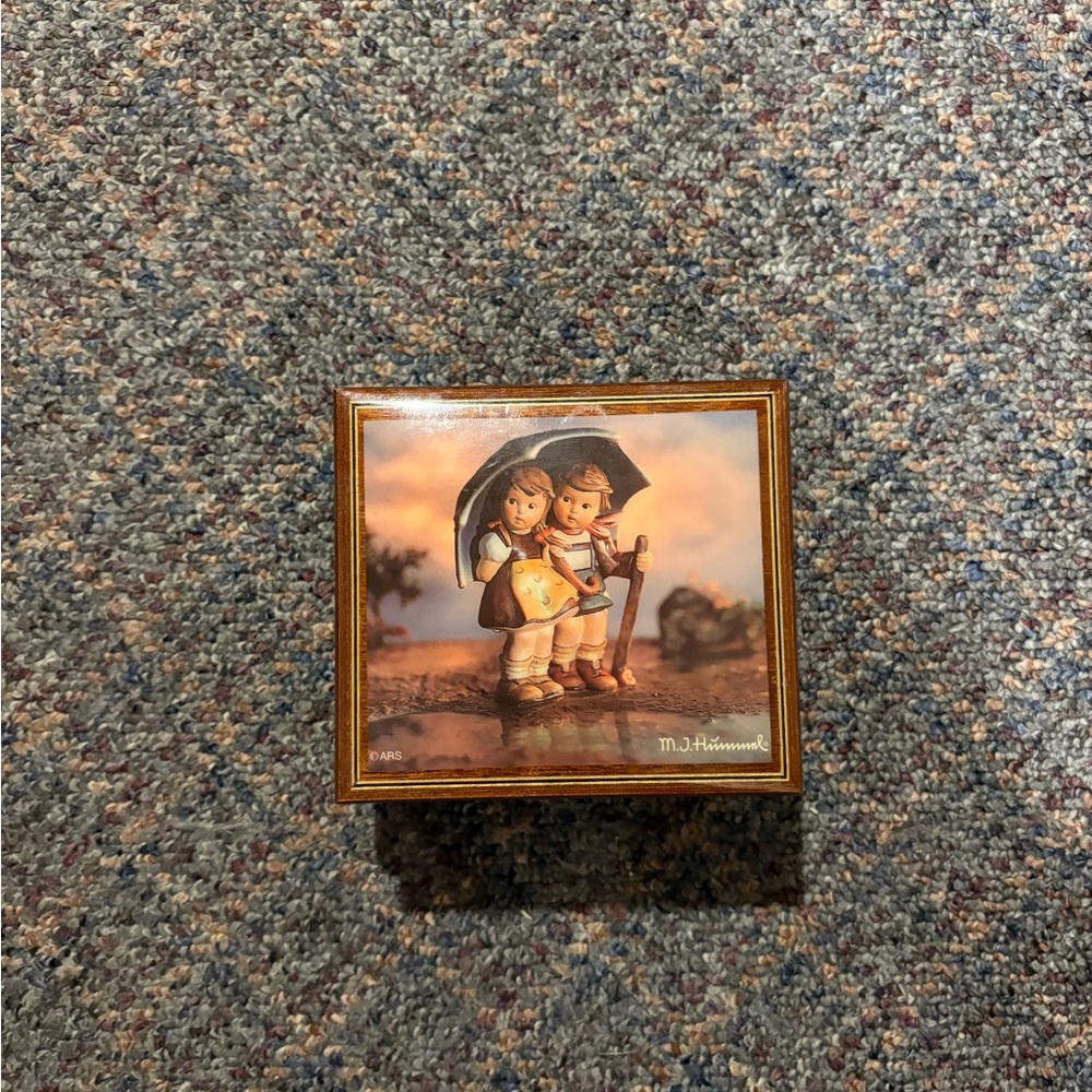 Authentic M.I. Hummel Wooden Music Box